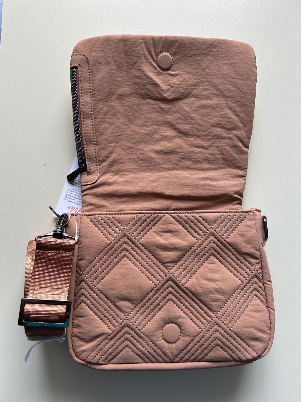 LUG WINK CLOUDGO CROSSBODY CHAI LATTE NWT